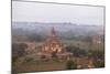 Aerial View of Ancient Temples (More Than 2200 Temples) of Bagan at Sunrise in Myanmar-Harry Marx-Mounted Photographic Print