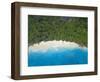 Aerial View of Anse Victorin Beach, Fregate Island, Seychelles, Indian Ocean, Africa-Papadopoulos Sakis-Framed Photographic Print