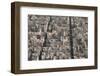 Aerial view of apartment and office buildings, Central Tehran, Iran, Middle East-James Strachan-Framed Photographic Print