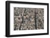 Aerial view of apartment and office buildings, Central Tehran, Iran, Middle East-James Strachan-Framed Photographic Print