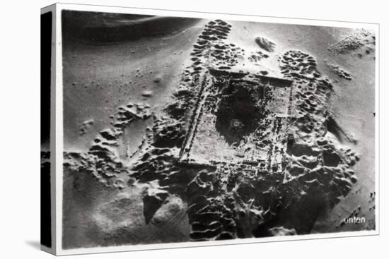 Aerial View of Archaeological Excavations Near Saqqara, Egypt, 1931-null-Stretched Canvas