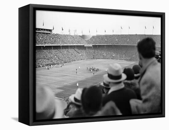 Aerial View of Army-Navy Game-null-Framed Stretched Canvas