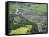 Aerial View of Arundel Castle, Cricket Ground and Cathedral, Arundel, West Sussex, England, UK-Peter Barritt-Framed Stretched Canvas