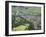 Aerial View of Arundel Castle, Cricket Ground and Cathedral, Arundel, West Sussex, England, UK-Peter Barritt-Framed Photographic Print