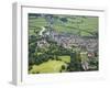 Aerial View of Arundel Castle, Cricket Ground and Cathedral, Arundel, West Sussex, England, UK-Peter Barritt-Framed Photographic Print