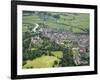 Aerial View of Arundel Castle, Cricket Ground and Cathedral, Arundel, West Sussex, England, UK-Peter Barritt-Framed Photographic Print