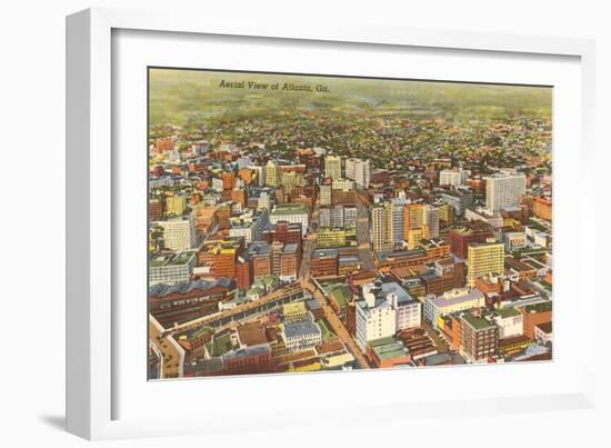 Aerial View of Atlanta, Georgia-null-Framed Art Print