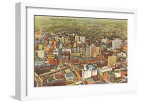 Aerial View of Atlanta, Georgia-null-Framed Art Print