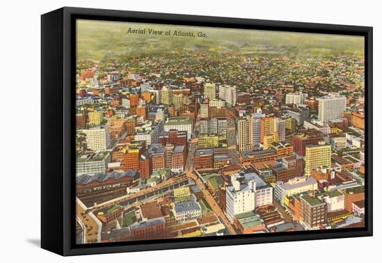 Aerial View of Atlanta, Georgia-null-Framed Stretched Canvas