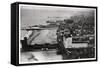 Aerial View of Atlantic City, New Jersey, USA, from a Zeppelin, 1930-null-Framed Stretched Canvas