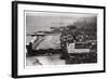 Aerial View of Atlantic City, New Jersey, USA, from a Zeppelin, 1930-null-Framed Giclee Print