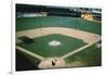 Aerial View of Baseball Game-null-Framed Photographic Print