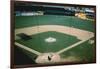 Aerial View of Baseball Game-null-Framed Photographic Print