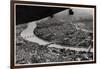 Aerial View of Basel, Switzerland, from a Zeppelin, 1928-null-Framed Giclee Print