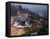 Aerial View of Basketball Player Wilt Chamberlain's Expansive Home-Ralph Crane-Framed Stretched Canvas