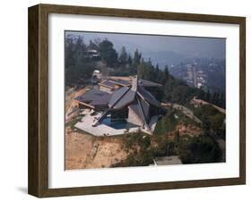 Aerial View of Basketball Player Wilt Chamberlain's Expansive Home-Ralph Crane-Framed Photographic Print