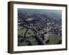 Aerial View of Bath, Including the Royal Crescent, Avon (Somerset), England, United Kingdom-Adam Woolfitt-Framed Photographic Print