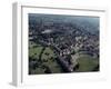 Aerial View of Bath, Including the Royal Crescent, Avon (Somerset), England, United Kingdom-Adam Woolfitt-Framed Photographic Print