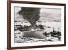 Aerial View of Battleship Row, Pearl Harbor, 7th December, 1941-Japanese Photographer-Framed Photographic Print