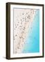 Aerial view of beach in summer with people. Zakynthos, Greek Islands, Greece-Matteo Colombo-Framed Photographic Print