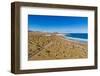 Aerial view of beach of Playa Famara, Caleta de Famara, Lanzarote, Las Palmas-Frank Fell-Framed Photographic Print