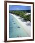 Aerial View of Beach, Reunion Island, Department of France, Indian Ocean, Africa-Sylvain Grandadam-Framed Photographic Print