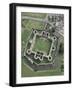 Aerial View of Beaumaris Castle, Unesco World Heritage Site, Gwynedd, Wales, United Kingdom-Adam Woolfitt-Framed Photographic Print