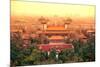 Aerial View of Beijing with Historical Architecture, China.-Songquan Deng-Mounted Photographic Print