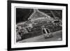 Aerial View of Berlin Tempelhof Airport, Germany, from a Zeppelin, C1931-null-Framed Giclee Print