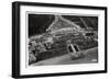 Aerial View of Berlin Tempelhof Airport, Germany, from a Zeppelin, C1931-null-Framed Giclee Print