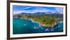 Aerial view of Big Sur coastline, California, USA-null-Framed Photographic Print