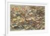 Aerial View of Birmingham, Alabama-null-Framed Art Print