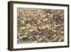 Aerial View of Birmingham, Alabama-null-Framed Art Print