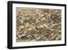 Aerial View of Birmingham, Alabama-null-Framed Art Print