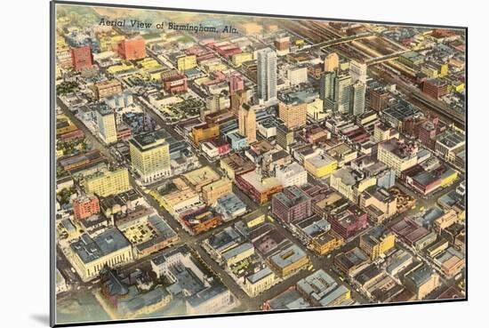 Aerial View of Birmingham, Alabama-null-Mounted Art Print