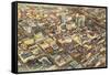 Aerial View of Birmingham, Alabama-null-Framed Stretched Canvas