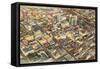 Aerial View of Birmingham, Alabama-null-Framed Stretched Canvas