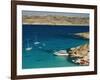 Aerial View of Blue Lagoon, Comino Island, Malta, Mediterranean, Europe-Tondini Nico-Framed Photographic Print