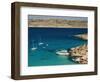 Aerial View of Blue Lagoon, Comino Island, Malta, Mediterranean, Europe-Tondini Nico-Framed Photographic Print