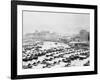 Aerial View of Boat Quai of Singapore-null-Framed Photographic Print