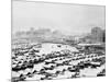 Aerial View of Boat Quai of Singapore-null-Mounted Photographic Print