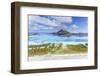 Aerial View of Bora Bora Island with St Regis and Four Seasons Resorts, French Polynesia-Matteo Colombo-Framed Photographic Print