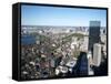 Aerial View of Boston From the Prudential Sky Walk, Boston, Massachusetts, New England, USA-null-Framed Stretched Canvas