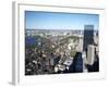 Aerial View of Boston From the Prudential Sky Walk, Boston, Massachusetts, New England, USA-null-Framed Photographic Print