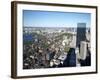 Aerial View of Boston From the Prudential Sky Walk, Boston, Massachusetts, New England, USA-null-Framed Photographic Print