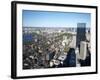 Aerial View of Boston From the Prudential Sky Walk, Boston, Massachusetts, New England, USA-null-Framed Photographic Print