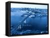 Aerial View of Boston, MA-Jeffrey Rotman-Framed Stretched Canvas