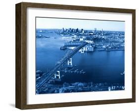 Aerial View of Boston, MA-Jeffrey Rotman-Framed Photographic Print