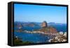 Aerial View Of Botafogo And The Sugar Loaf In Rio De Janeiro Brazil-OSTILL-Framed Stretched Canvas