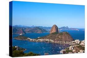 Aerial View Of Botafogo And The Sugar Loaf In Rio De Janeiro Brazil-OSTILL-Stretched Canvas